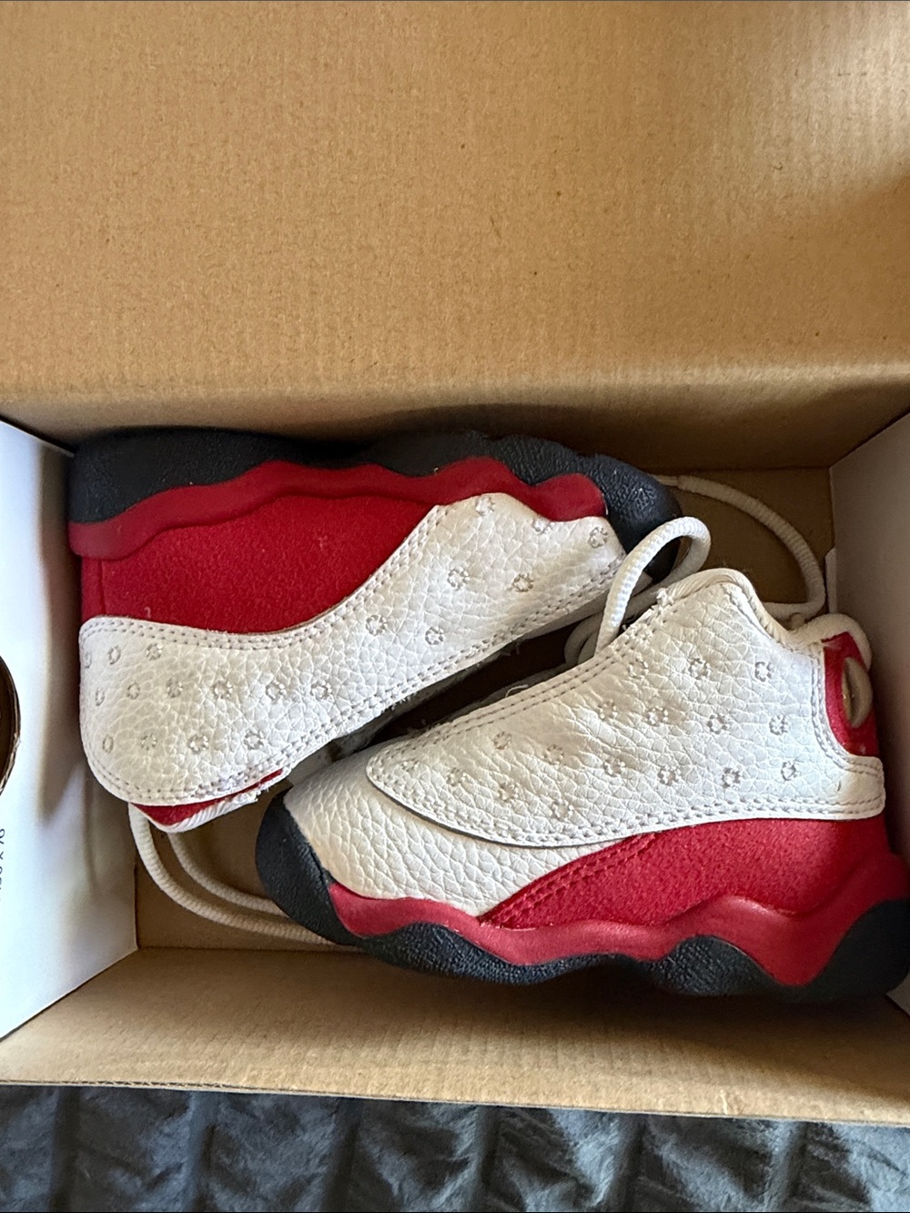 KIDS JORDAN AIR JORDAN 13 RETRO 'TRUE RED' TODDLER